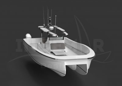 catamarán de recreo Samala 800 de 7,95 m diseñado por Ingemar Designs
