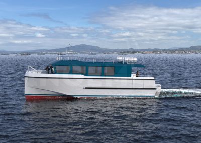 diseño de embarcación de pasaje de 13 m por Ingemar Designs