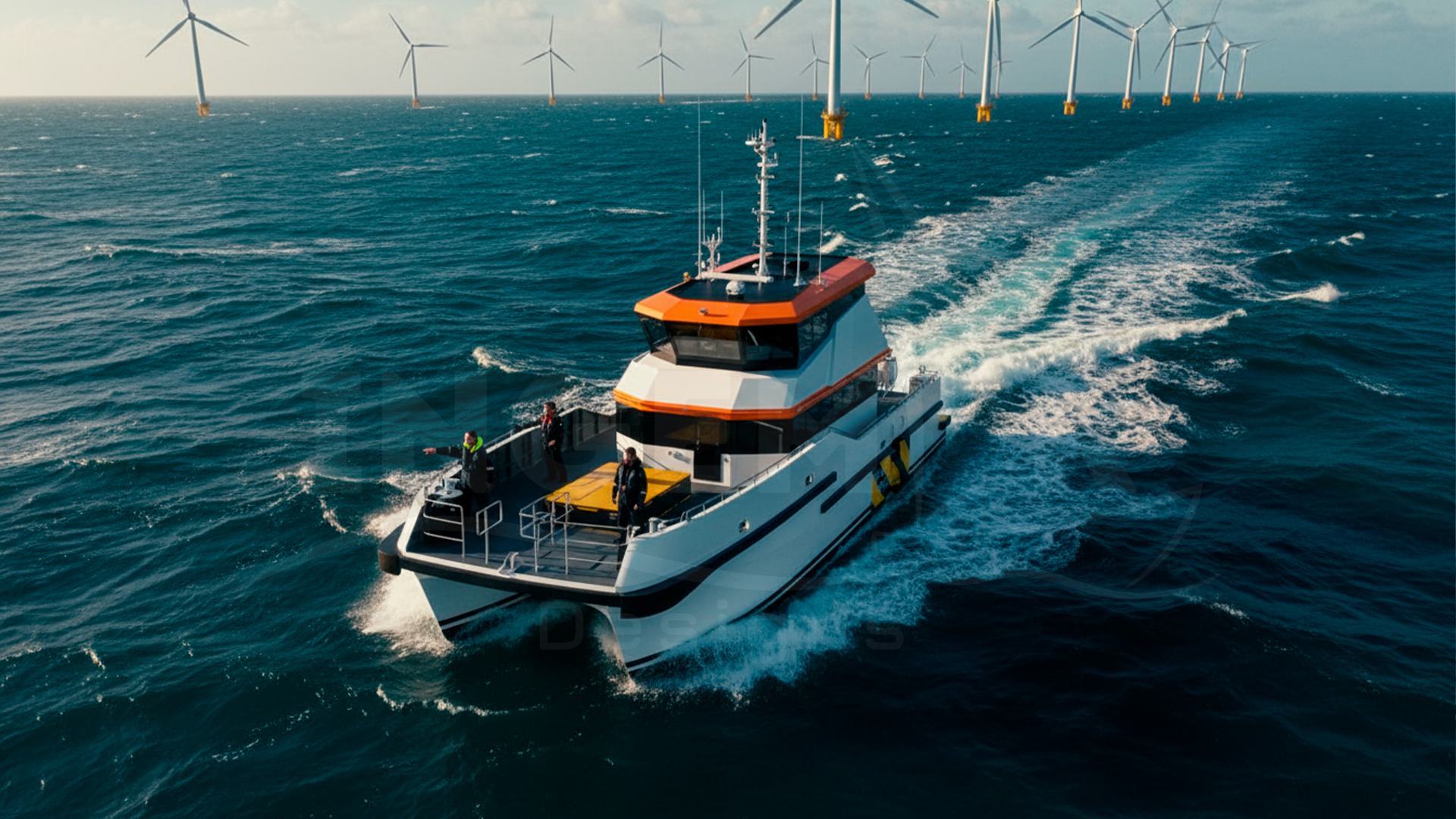 CTV 22 m x 8,5 m - Ingemar Designs Embarcación CTV 22 m Ingemar Designs