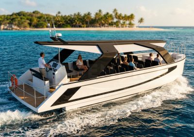 Passenger boat built by Samala Shipyard – Length 12 m, Beam 4.80 m passenger vessel for coastal transport